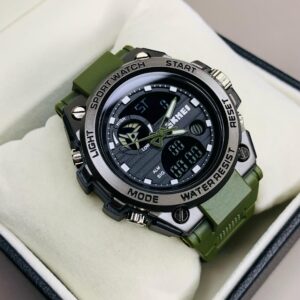 SKMEI 2031 - Green Belt Black Dail
