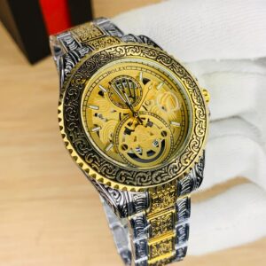 RX-Two Tone Chain With Golden Dial
