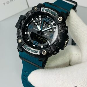 TOMI - Navy Blue Belt Black Dial Model 1