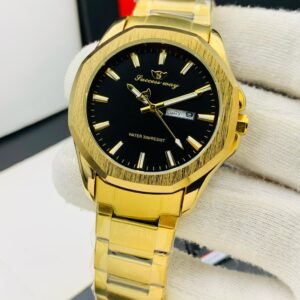 SW- Golden Chain Black Dial