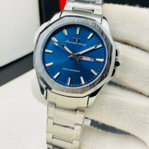 SW- Silver Chain Blue Dial