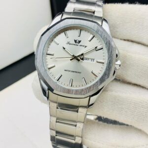 SW- Silver Chain White Dial