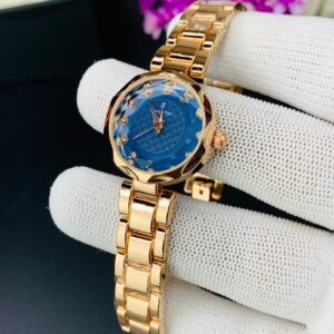 A-P - Rose Gold Chain Blue Dial