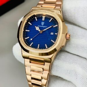 PD - Rose Gold Chain Blue Dial