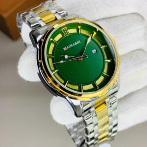 Mi- Two Tone Chain Green Dial