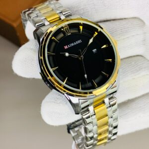 MI- Two Tone Chain Black Dial