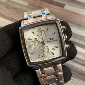 SW- Silver Chain White Dial