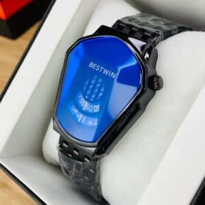 BW- Black Chain Blue Dial