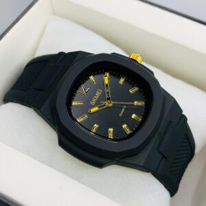 SKMEI 1717 - Black Belt Golden Inner