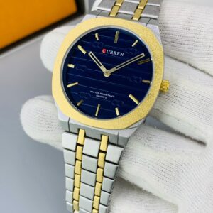 Curren - Two Tone Chain Blue Dial