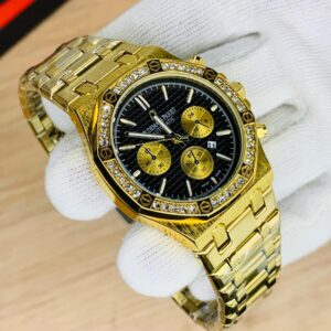 AP- Golden Chain Black Dial