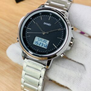 Skmei 1652 - Silver Chain Black Dial
