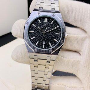 Bestwin 231 ( Silver Chain With Black Dial)