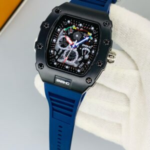 Bariho (blue Strap Black Dial)