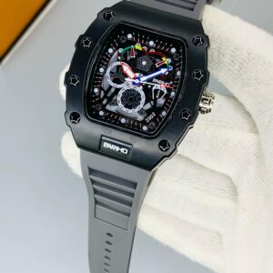 Bariho (Grey Strap Black Dial)