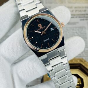 Poedgar Black Dial with Rose Gold Accents