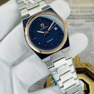 Poedgar Blue Dial with Rose Gold Accents